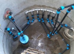 Организация слива водопровода в колодец